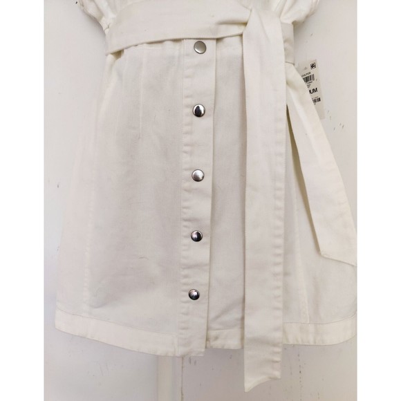 Culpos x INC International Concepts Jean Dress Mini White NWT SZ MED MSRP $120 - Picture 3 of 11